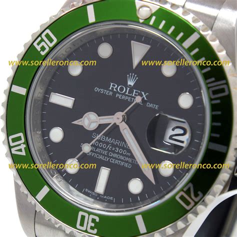 rolex 16610 ghiera verde su chrono24|rolex 16610ln.